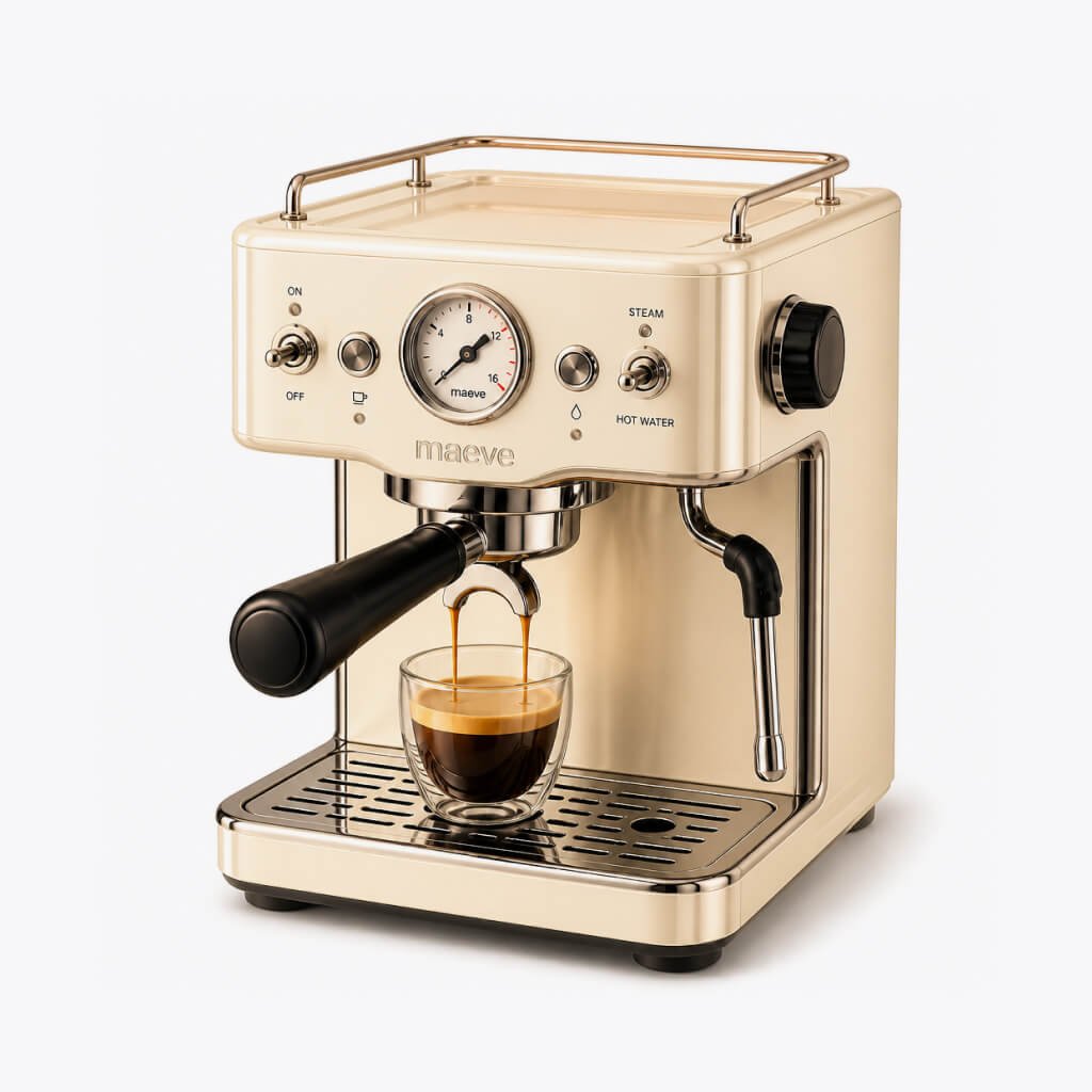 coffee maker warm white